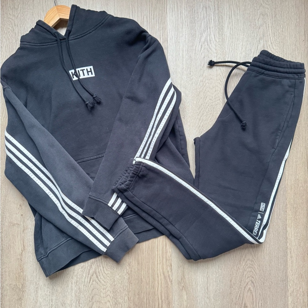 Kith x Adidas Black Tracksuit Set